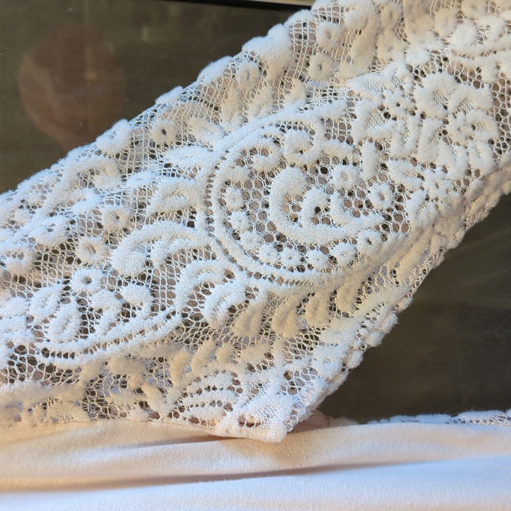 Lane Bryant Long Lace Sleeve Shirt - Picture 8 of 8